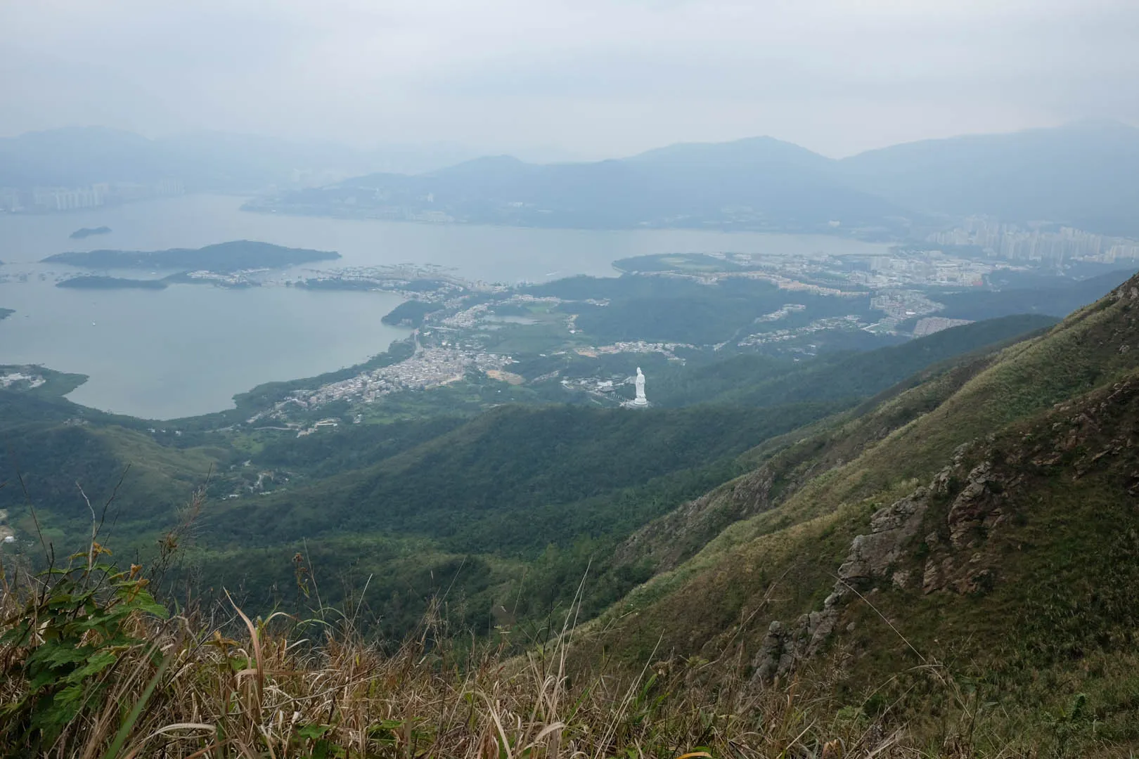 Views of Tsz Shan Monastery and Tai Po